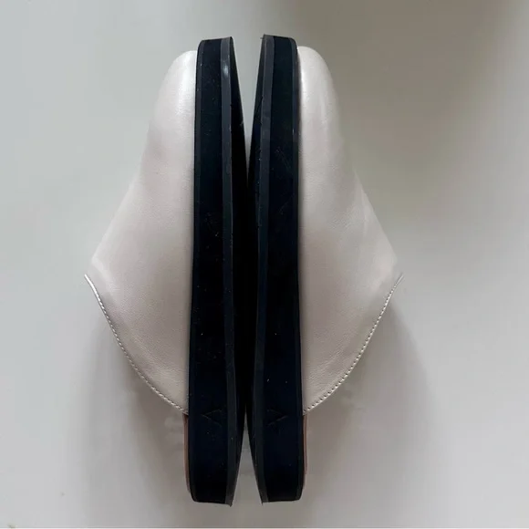 Aquatalia | Gemma leather clog mule off white like new - Picture 10 of 13